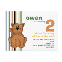 Cheetah • Birthday Invitation postcards