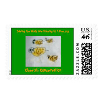 Cheetah Conservation postage by saveworlddraw Cheetah Conservation postage