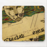 Cheetah Eyes Mouse Pad