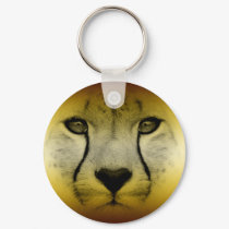 CHEETAH FACE keychains