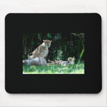 Cheetah Family Mousepad by forbes1954 Cheetah Family Mousepad