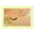 Cheetah Fast Food Haiku Art ACEO Trading Card #4 business cards by Reflekshins Cheetah Fast Food Haiku Art ACEO Trading Card #4 business cards