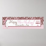 Cheetah Girl Banner Poster