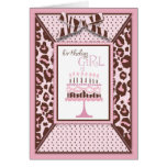 Cheetah Girl Card
