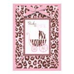 Cheetah Girl Invitation Card Pink_Edwards
