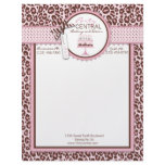 Cheetah Girl Letterhead