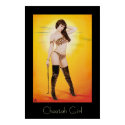 Cheetah Girl Poster posters by KittyKatPinup Cheetah Girl Poster posters