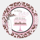 Cheetah Girl Sticker