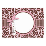 Cheetah Girl Table Card Flat Mini R Business Cards
