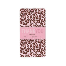 Cheetah Girl TY Mini Hershey Bar Label