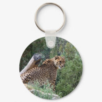 Cheetah Keyring keychains by PhotoPixie Cheetah Keyring keychains