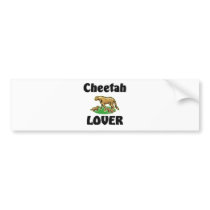 Cheetah Lover bumper stickers by AnimalShirts Cheetah Lover bumper stickers