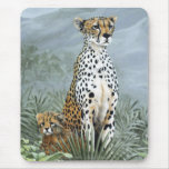 Cheetah Mom Mouse Mats