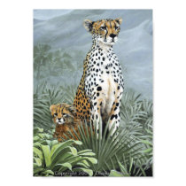 Cheetah Mom - Poster Print