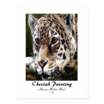 Cheetah Painting Print - Customized