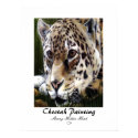 Cheetah Painting Print - Customized by SherryHolderHunt Cheetah Painting Print - Customized