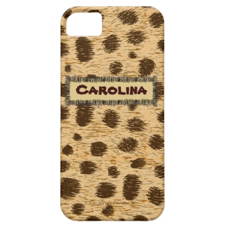 Cheetah Pattern Animal Print Personalized iphone 5