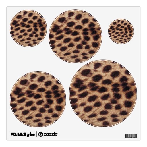 Cheetah Print Wall Decal Zazzle