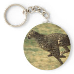 Cheetah Run Key Chain