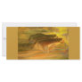 Cheetah Running Digital Art Customized Rack Card