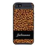 Cheetah Skin Personalized iPhone 5 Cases