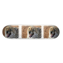 Cheetah Snarl Skateboard