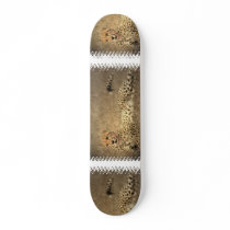 Cheetah Spots Skateboard