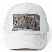 Cheetah with cub Hat