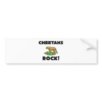 Cheetahs Rock bumper stickers by AnimalShirts Cheetahs Rock bumper stickers