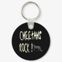 Cheetahs Rock! Keychain by TShirtDotCom Cheetahs Rock! Keychain