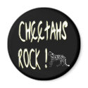 Cheetahs Rock! Magnet by TShirtDotCom Cheetahs Rock! Magnet