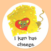 cheeze luv stickers