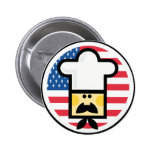 Chef American Style Button