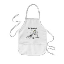 Chef aprons funny for kids custom cartoon slug by monsterzoo Chef aprons funny for kids custom cartoon slug