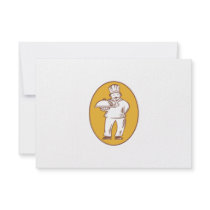 Chef Baker Cook With Platter Custom Invitation