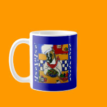 Chef Boxer Dog mugs