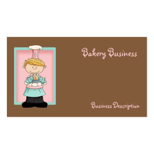 Chef Business Card Template (front side)