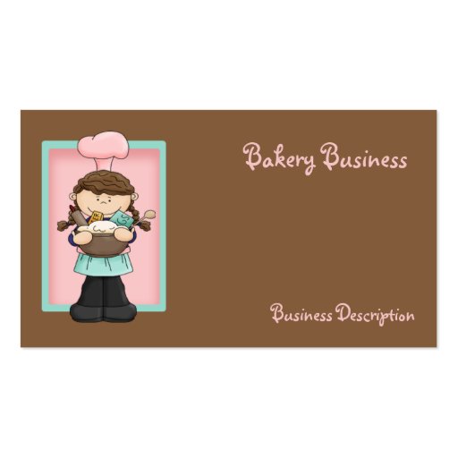 Chef Business Cards (front side)