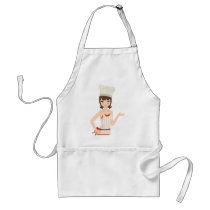 Chef bust apron