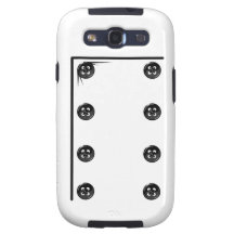 Chef buttons black samsung galaxy s3 cover