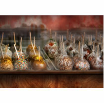 Chef - Caramel apples for sale Photo Cut Outs