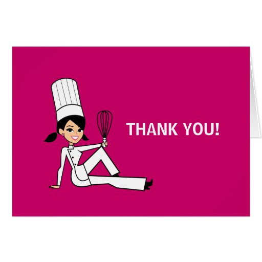 thank you letter to culinary chef culinary thank you note card folded zazzle thank you letter to culinary chef culinary thank you note card folded zazzle