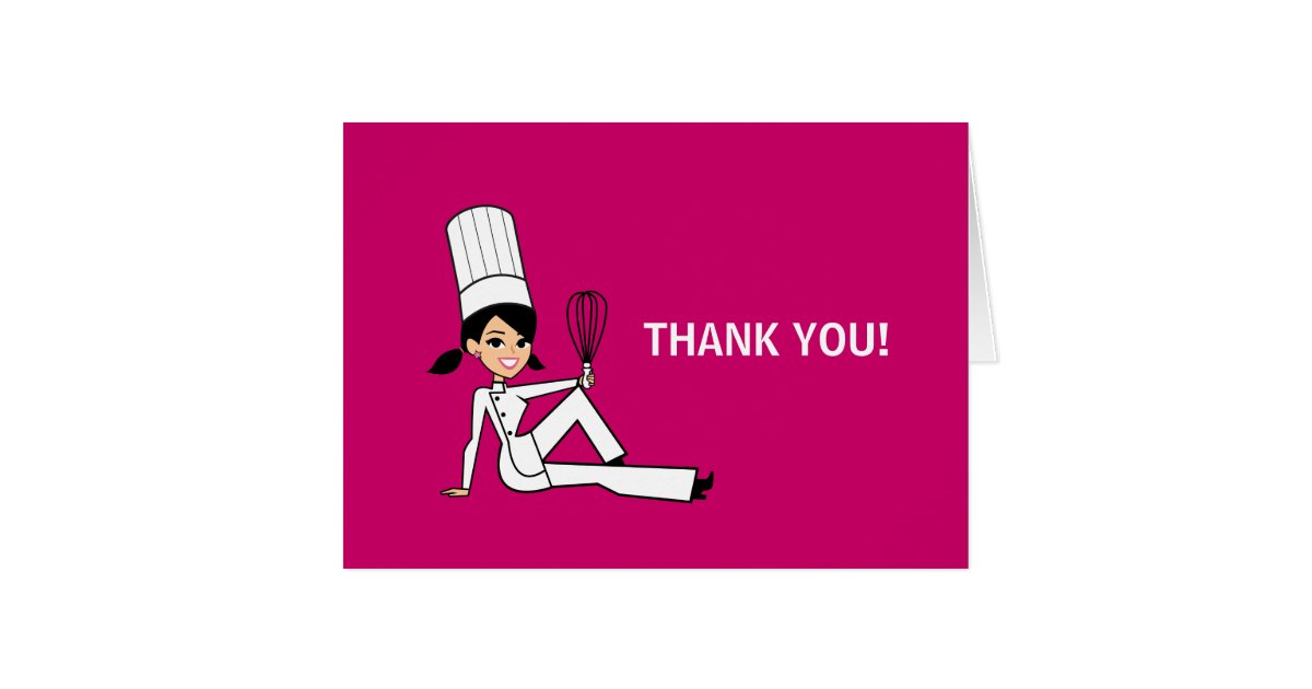 thank you letter to culinary chef culinary thank you note card folded zazzle thank you letter to culinary chef culinary thank you note card folded zazzle