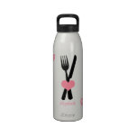 Chef Extraordinaire - Knife & Fork Water Bottle