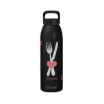 Chef Extraordinaire - Knife & Fork Water Bottle