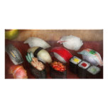 Chef - Food - Oh, I had sushi last night photo cards