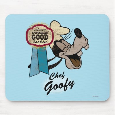 Chef Goofy mousepads