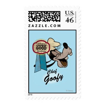Chef Goofy stamps