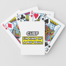 Chef .. I'm Kind of a Big Deal Card Decks