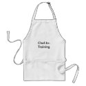 Chef-In-Training Apron by plywoodboy Chef-In-Training Apron